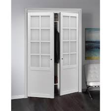 White Mdf Pivot Closet Door