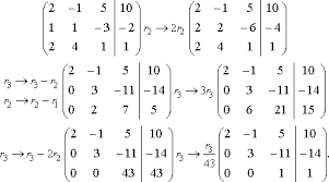 Systems Of Linear Equations Gaussian