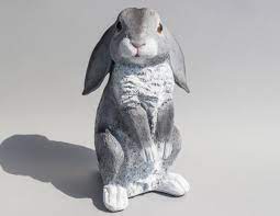 Rabbit Statue Garden Lop Eared Bunny