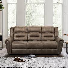 Double Manual Reclining Sofa