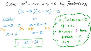 Lesson Solving Quadratic Equations
