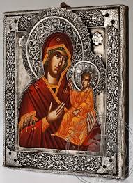 Holy Virgin Of Smolensk Handmade