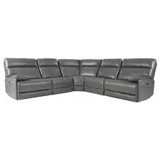 Benz Gray Leather Power Reclining