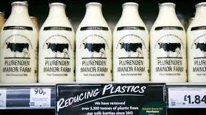 Back Glass Milk Bottles