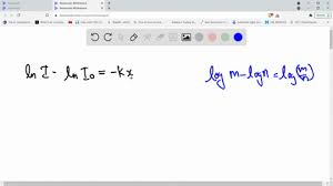 Solved Light Intensity The Intensity