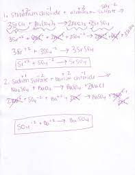 Net Ionic Equations Key
