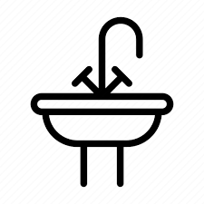 Bath Cleaning Faucet Sink Tap Icon