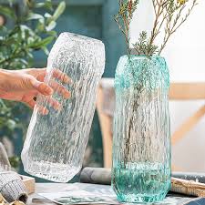 Deeply Textured Glass Vase Apollobox