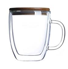 Zhmtang Glass Coffee Mug Double Walled