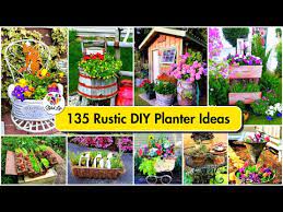 Rustic Diy Planter Ideas For Garden