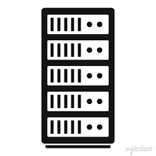 Storage Data Cloud Server Icon Simple