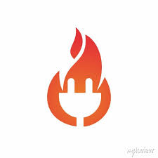 Fire Icon Logo Design Fire Energy Logo