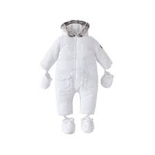 Silver Cross White Quilted Pramsuit