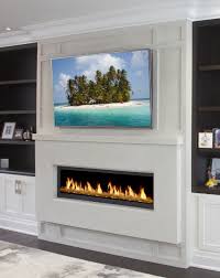 Tv Over Linear Fireplace Photos