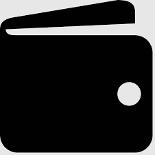 Wallet Icon Make Up Coin Purse Font