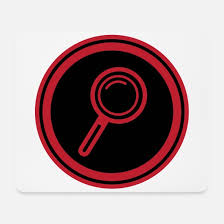 Magnifying Glass Icon Mouse Pad
