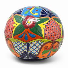 Talavera Garden Sphere Colorful