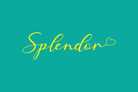 Splendor Typography Logo Graphic By