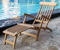 Wooden Sun Lounger With Four Reclining