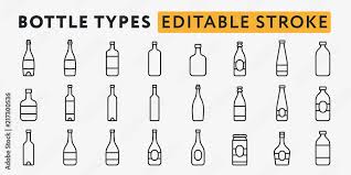 Glass Bottle Types Beverage