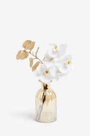 Buy White Gold Artificial Orchid In