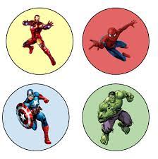 Superhero Stickers Marvel Avengers Hulk