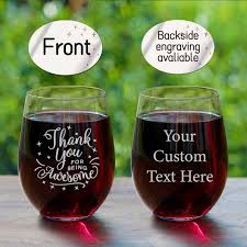 Thank You Gifts For Coworker Wine Glass