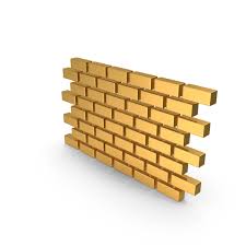 Gold Bricks Wall Icon Png Images Psds