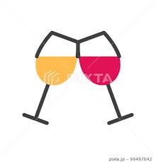 White Wine Glasses Icon