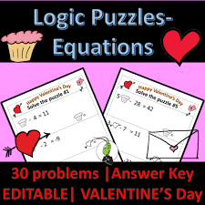 Number Sense Logic Puzzles Algebra
