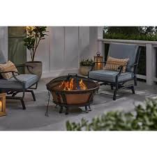 Hampton Bay Fire Pit 34 In Wire Mesh