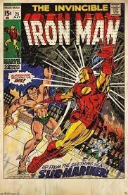 24x36 Marvel Comics Iron Man Cover