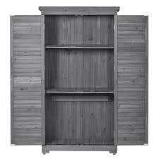 Gray Garden Shed