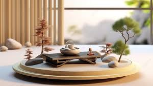 3d Rendering Of Zen Garden Concept A