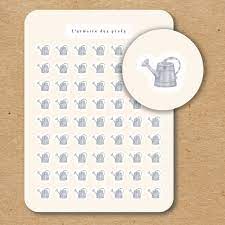 Watering Can Icon Stickers Garden