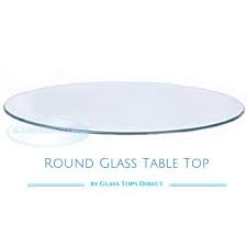 Inch Tempered Clear Round Glass Table