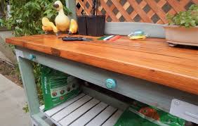 Diy Building A Potting Bench With The