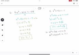 The Square 8 Quadratic Equations