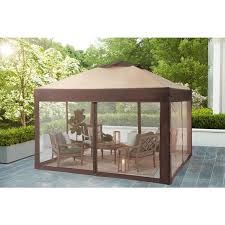 Brown Outdoor Patio Pop Up Canopy