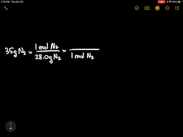 Coefficients In A Chemical Equation