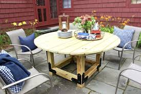 Build A Round Outdoor Dining Table