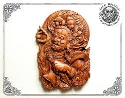 Buddha Dorje Phurba Luxury Wood Carved