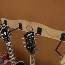 Wall Mounted Multi Guitar Hanger Space