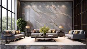 Marble Floor And Stylish Sofa Set
