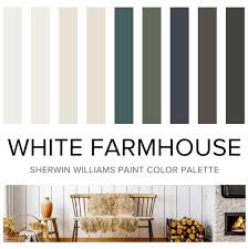 White Farmhouse Color Palette Sherwin
