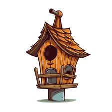 Wooden Birdhouse Vector Png Vector
