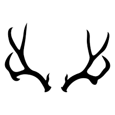 Deer Antler Whitetail Silhouette Ad