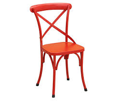 Buy Stella Iron Chair Red In