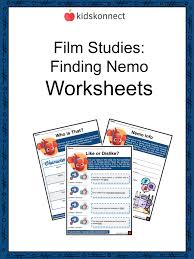 Finding Nemo Study Worksheets