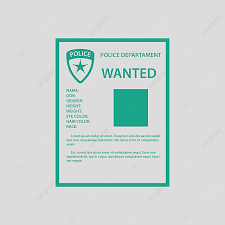 Western Wanted Poster Vector Art Png